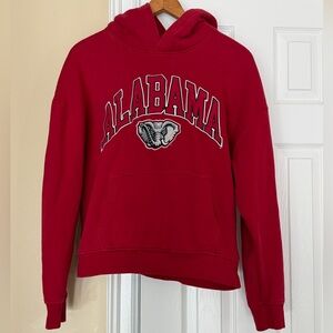 Hollister x Blue84 Alabama Crimson Tide Big Al boxy fit pullover hoodie, M